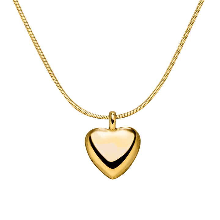 Elegant Heart Halskette | 18K vergoldet