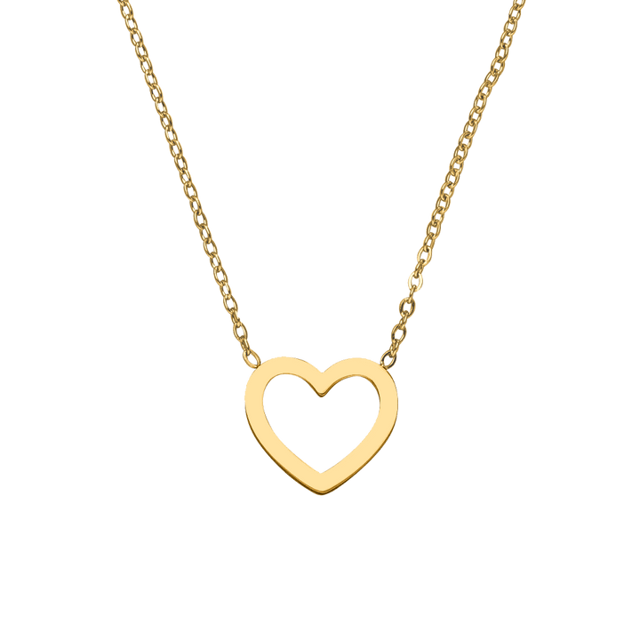 Fine Heart Halskette | 18K vergoldet