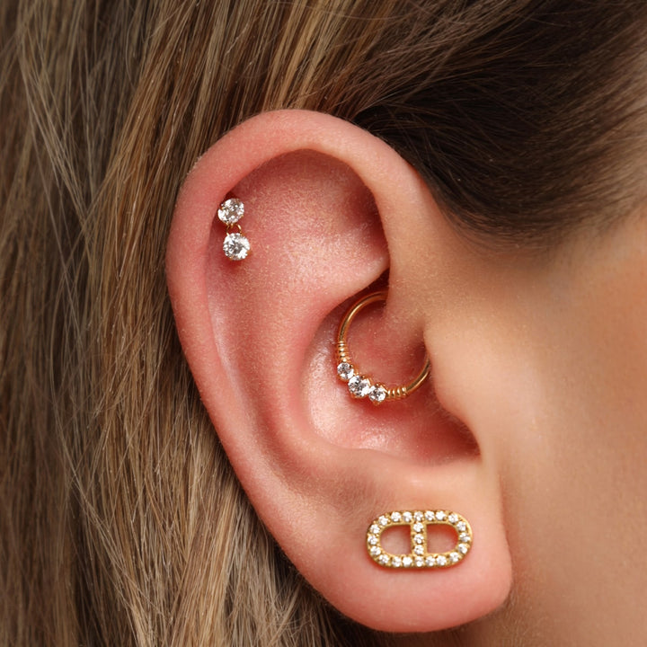 Hanging Shine Piercing | titanium