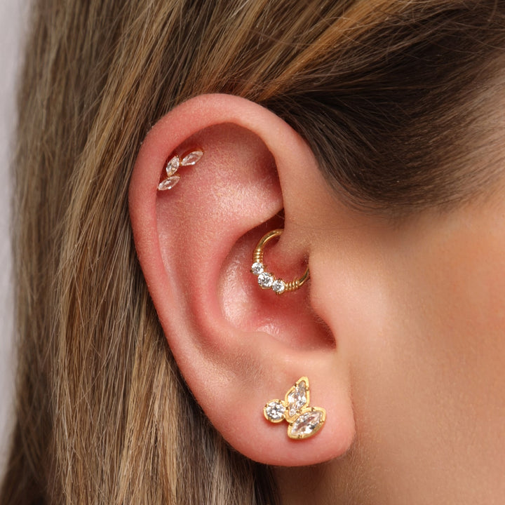 Leaves Piercing | titanium