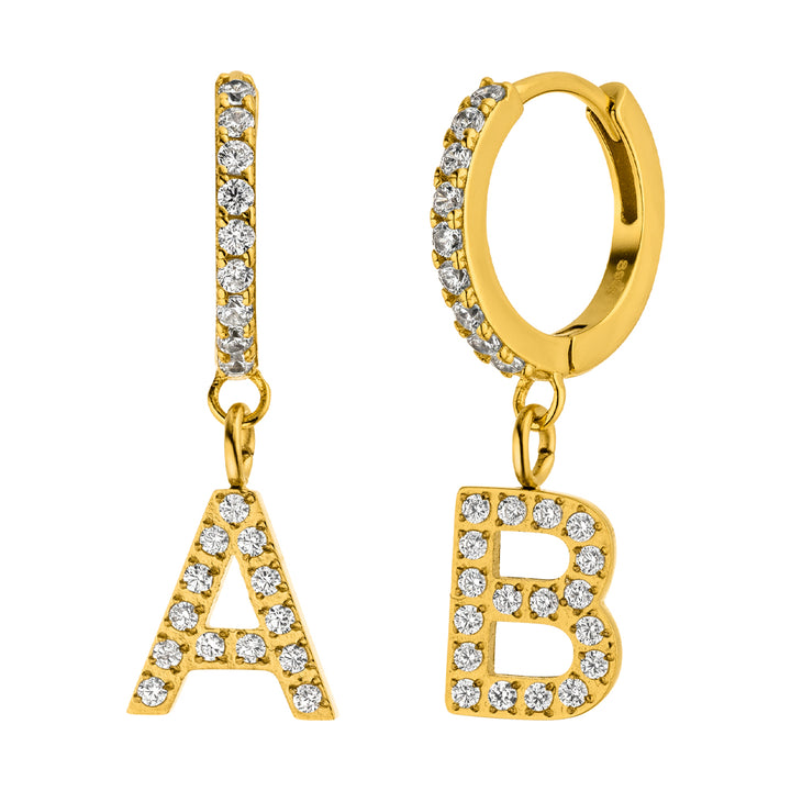 Letter Earring | 14K gold plated