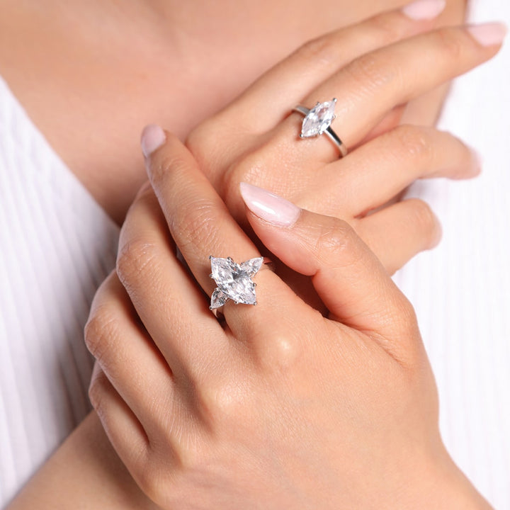 Echtsilber 925 Ring mit ovalem Stein