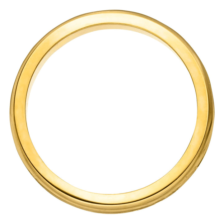 Schlichter Ring 18K vergoldet wasserfest Damen